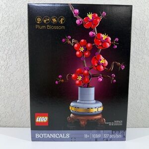 [NEW] LEGO Botanical: Vibrant Plum Blossom Display (Red Flower Decor)